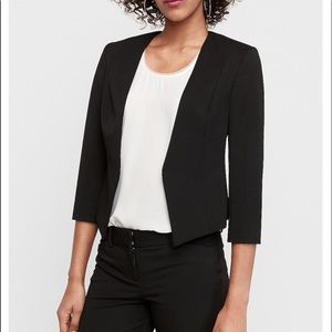 Express Cutaway Black Blazer